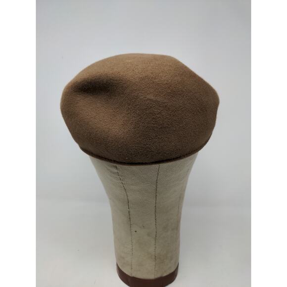Dorfman Pacific Scala 100% Wool Pressboy Flat Hat Cap Brown Size Small - Picture 4 of 8